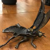Vintage Ashtray Fly Design with Lid