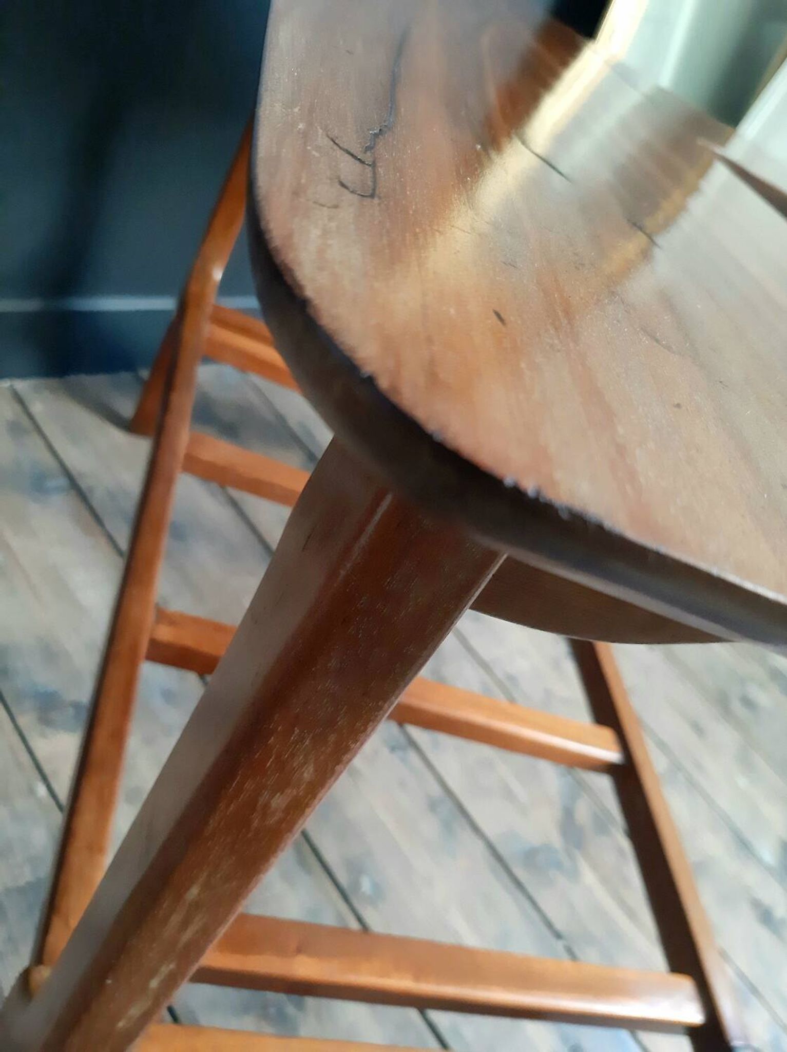 Vintage coffee table, antique Danish furniture