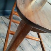 Vintage coffee table, antique Danish furniture