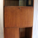 Bibliothèque secrétaire vitrine circa 50