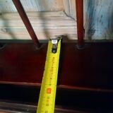 Carved wooden wall shelf for collection or other.