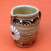 Pichet en céramique traditionnelle Alsacienne Soufflenheim
