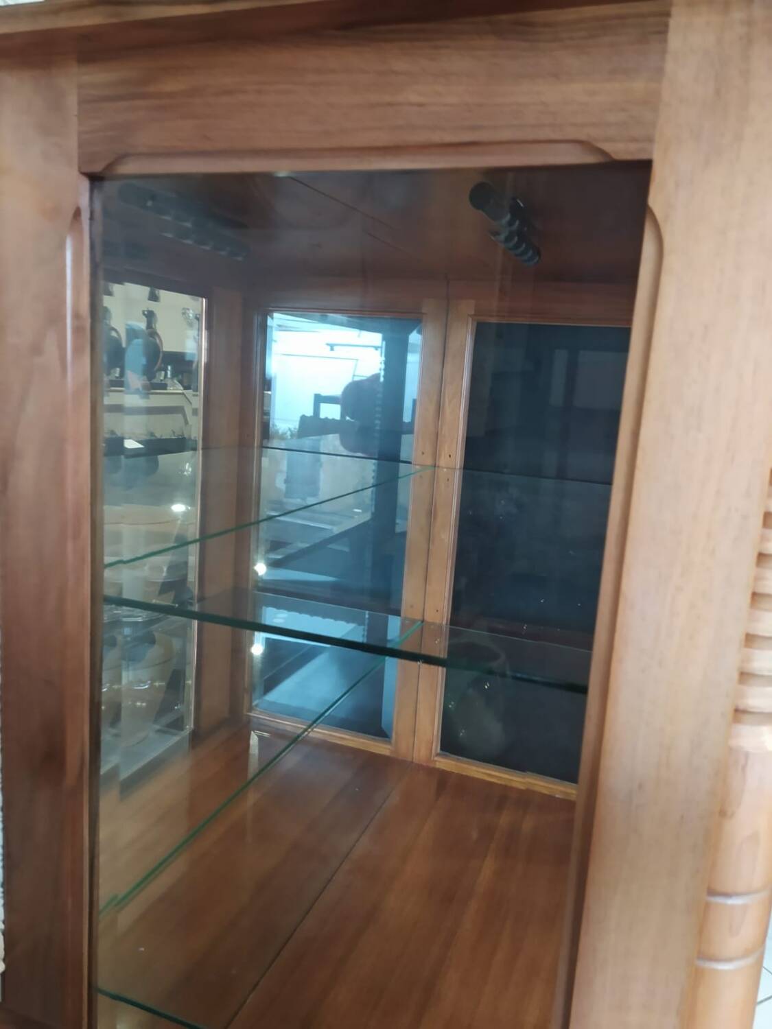 Charles Dudouyt silver display case