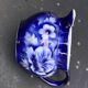 Milk jug with blue and gold peony pattern, made in England,