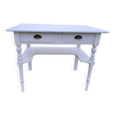 Coiffeuse, console en bois peint