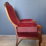 Authentic Voltaire reclining armchair in very good condition