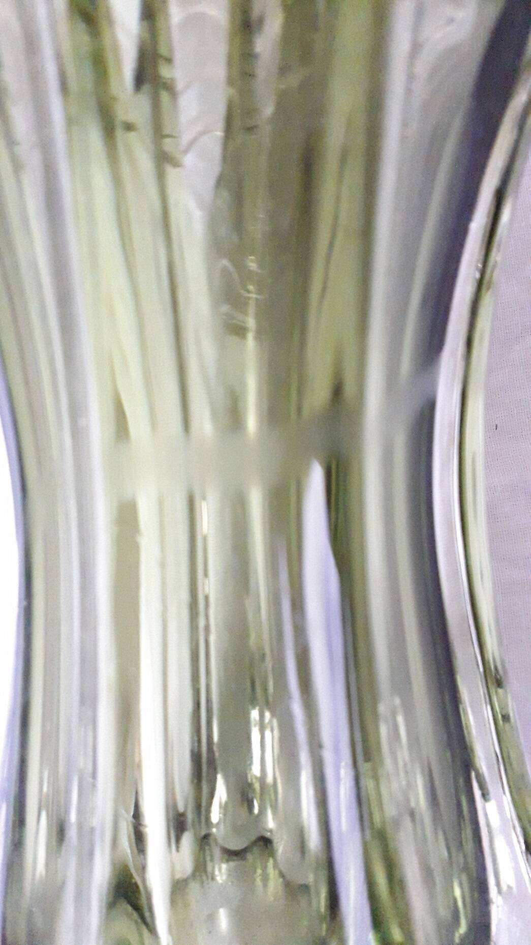 Blown glass vase