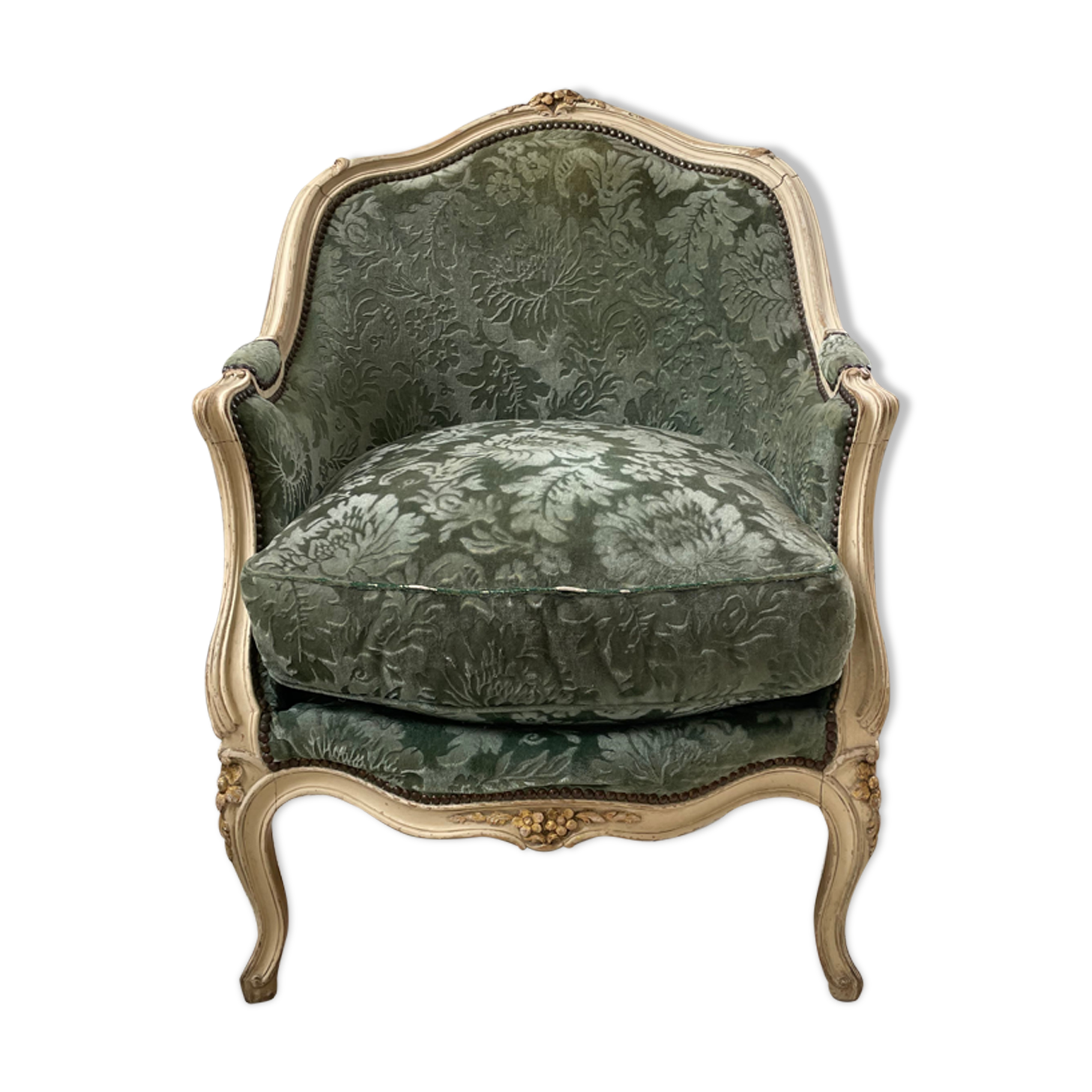 Louis XV shepherdess armchair