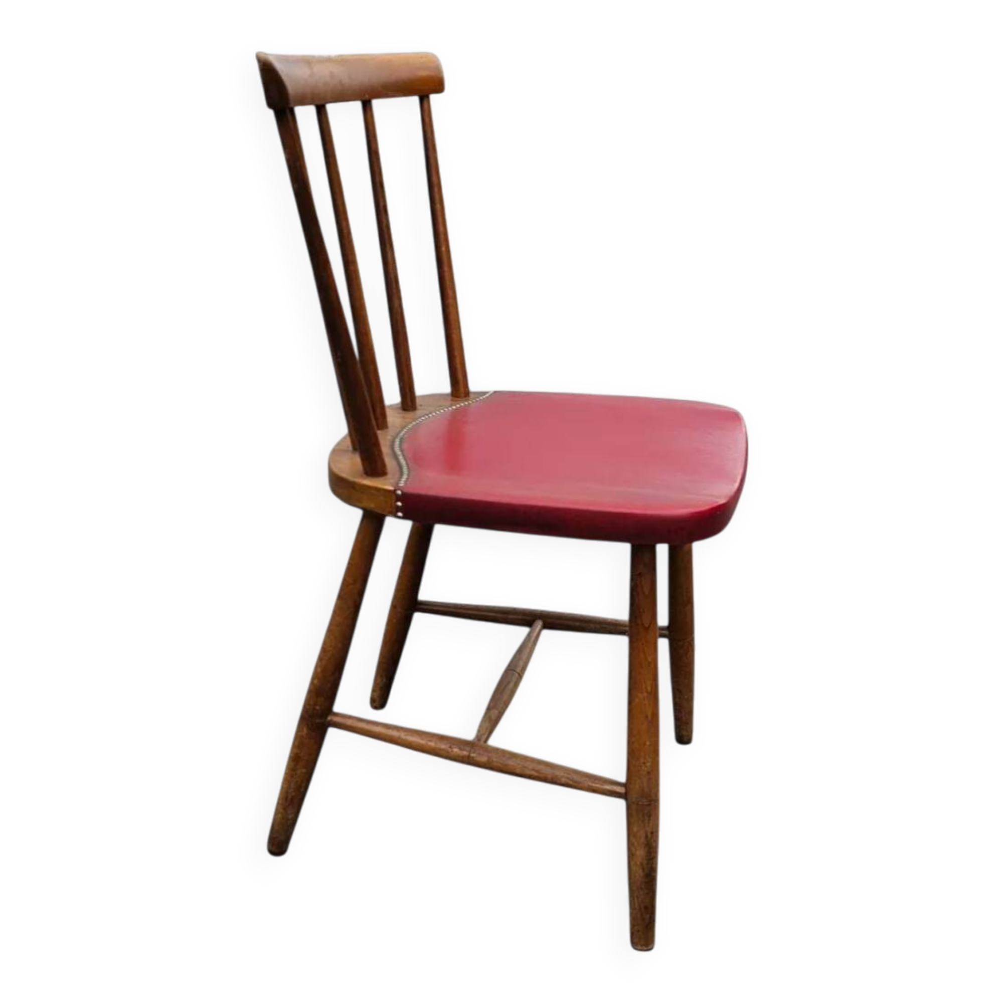 4 chaises à fuseaux des années 1960