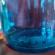 Green glass apothecary jar Belgium