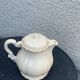 Digoin sarreguemines earthenware tea set consisting of 15 pieces antique cream
