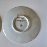 2 assiettes murales Christian Dior "Strumpor" Nymölle Danemark