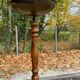 Vintage Italian Relco Milano floor lamp in carved solid wood