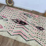 Handmade Moroccan Berber rug 255 X 146 CM