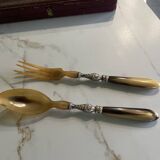 Box of 2 salad servers antique