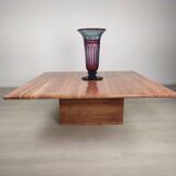 Travertine coffee table red design