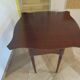 Table d’appoint extensible -Bureau-Années 80-Louis XV-teinte acajou