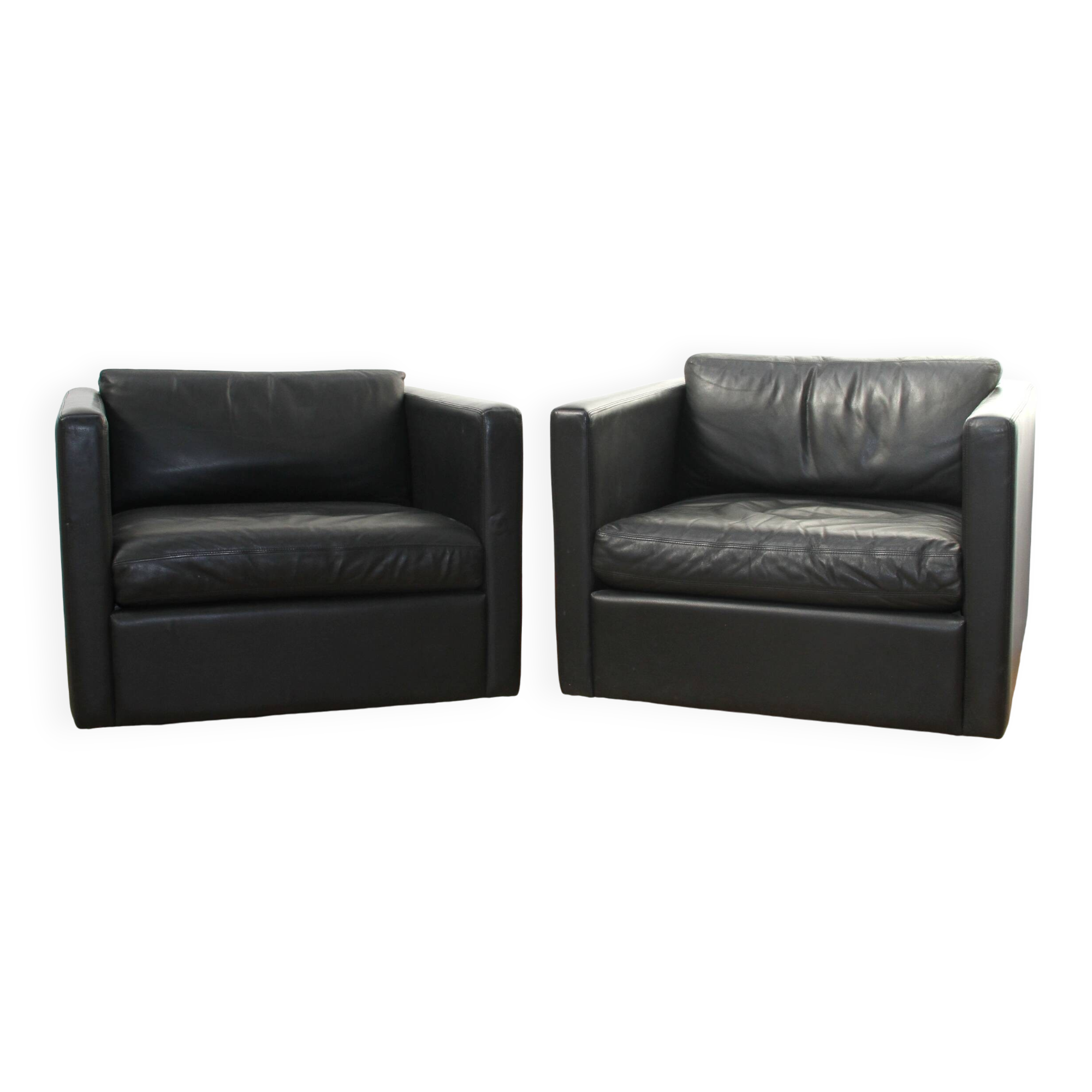 Pair of Club 1051 armchairs, Charles Pfister, Knoll