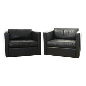 Paire de fauteuils club