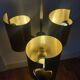 Lustre/suspension space age vintage 1970 alu brosse doree