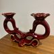 Pair of ceramic boudoirs S.R Bonome