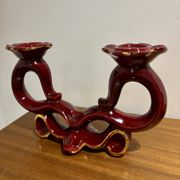 Paire de bougroirs en ceramique S.R Bonome
