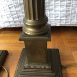 Pair of Corinthian column lamps Laura Ashley