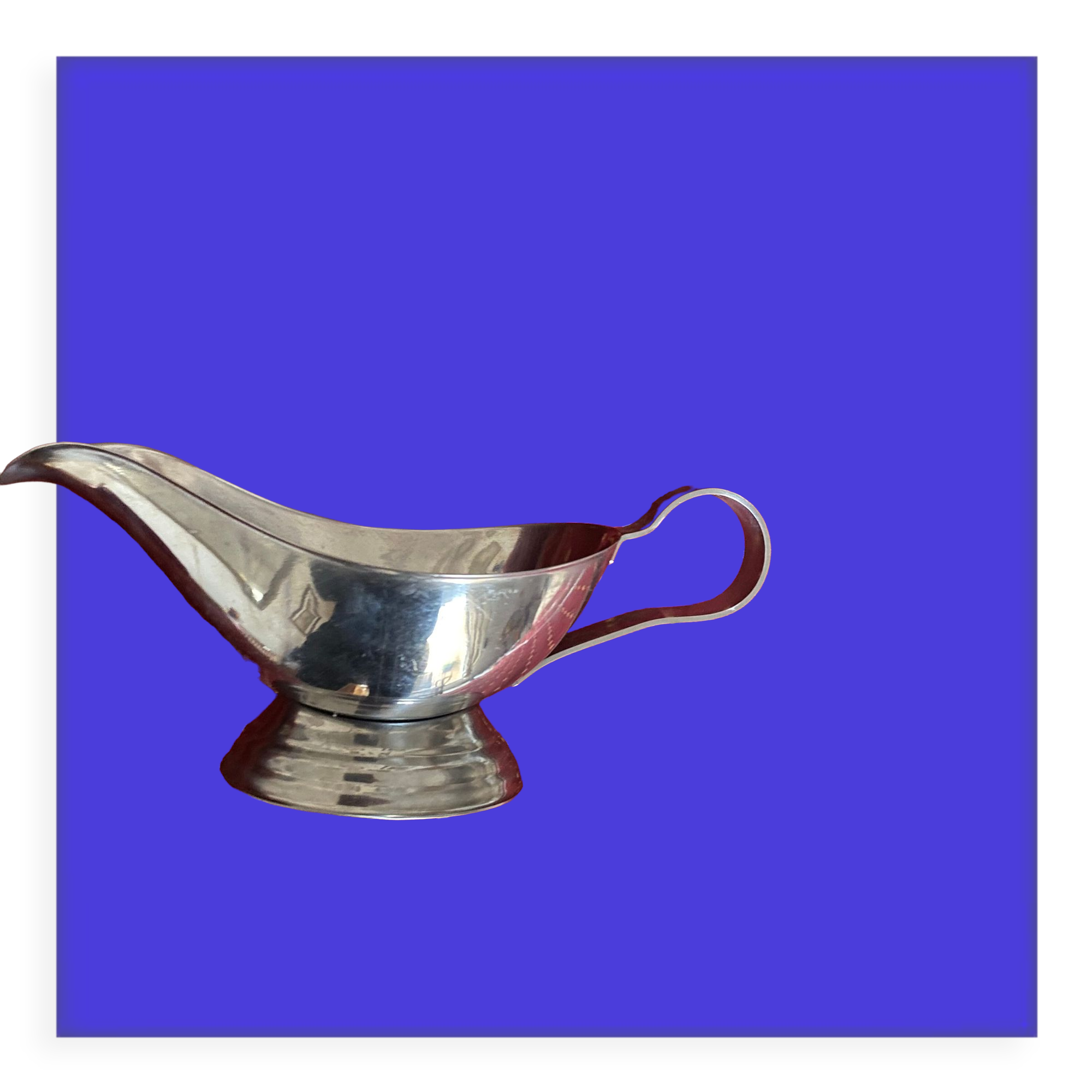 Vintage stainless steel saucemaker.