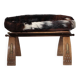 Cowhide Camel Saddle Stool