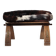 Cowhide Camel Saddle Stool