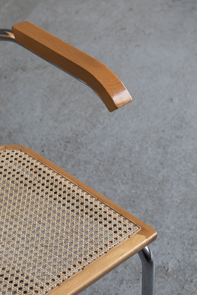 Set of 4 ‘Cesca’ dining chairs Marcel Breuer, Italy, 1970’s