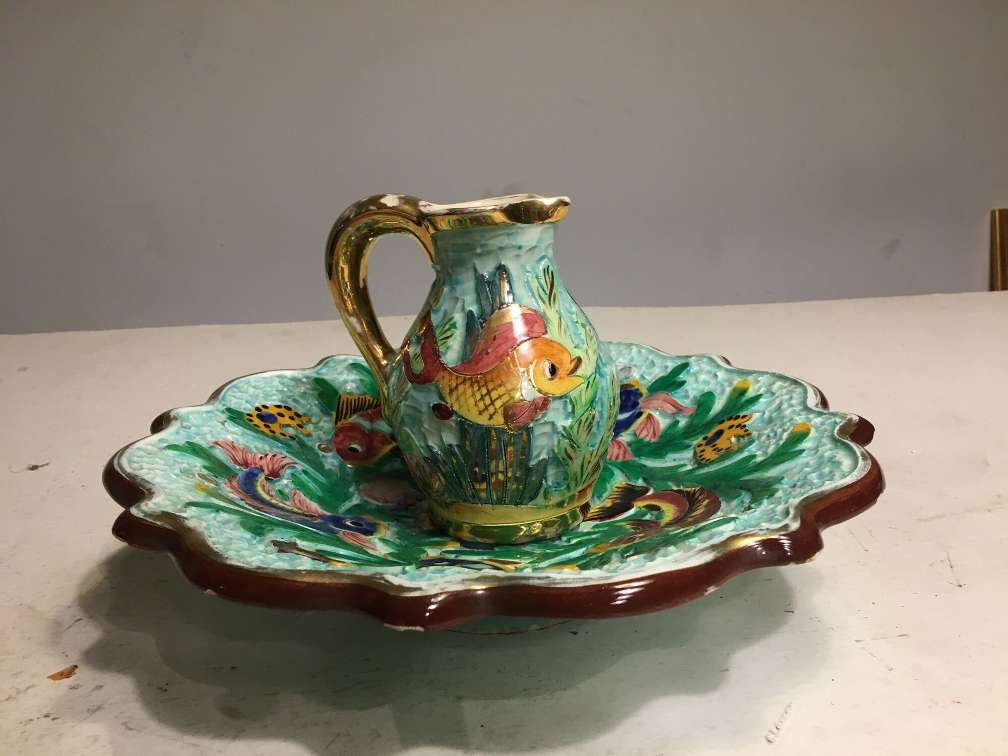 faience vallauris lot of ceramics Lamarche cerart and cerdazur