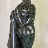 After the Farnese Hercules, a serpentine marble sculpture, a souvenir of the Grand Tour