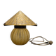 French Art Deco Glass Mushroom Table Lamp, 1920/30s