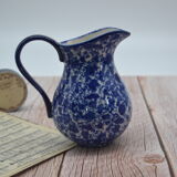 Pichet à lait bleu et blanc London Pottery