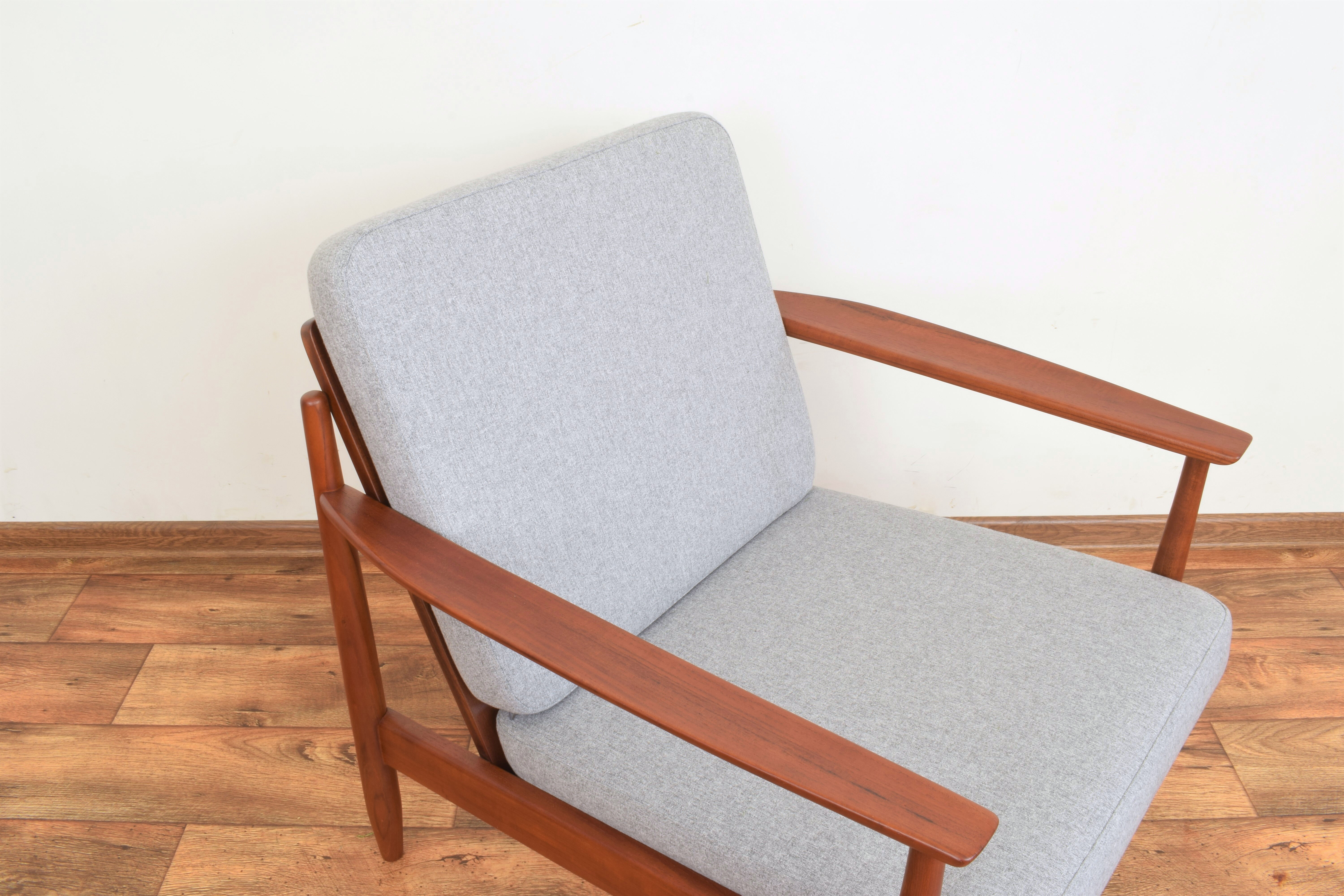 Danish teak lounge chairs, set of 2.