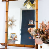 Bamboo mirror 71x52 cm