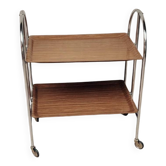 Table roulante et pliable années 70