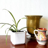 Biot bubbled glass vase