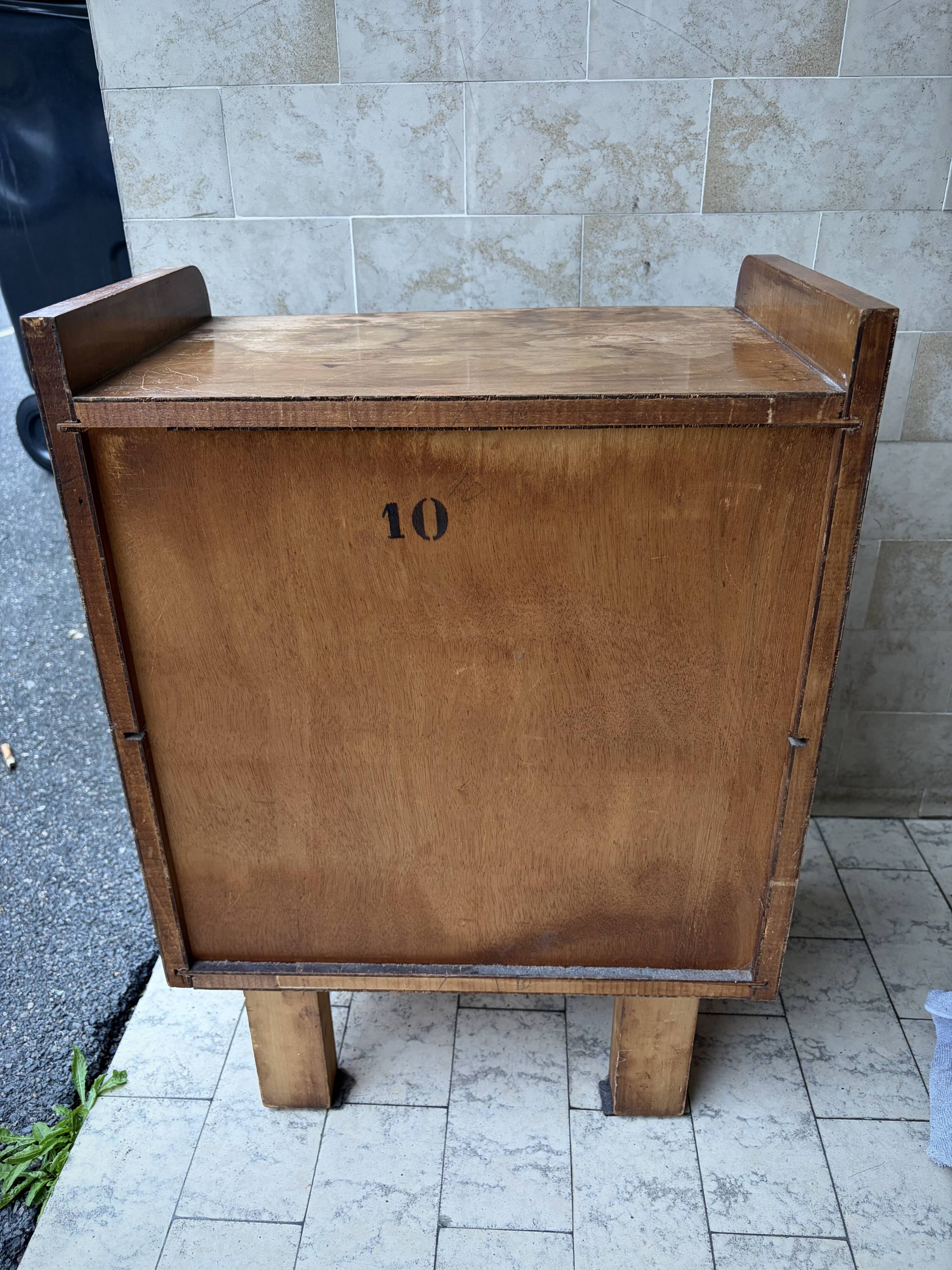 Magnificent Vintage Art Deco Bedside Table from the 1940s | Nightstand to Restore