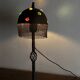 Brutalist iron chain table lamp, 1970s