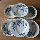 6 Terre de fer HB & Cie deep plates