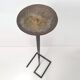 Candlestick pique candle 1950 metal and brass height 124cm