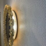 Miroir lumineux en résine, Egon Hillebrand, 1970