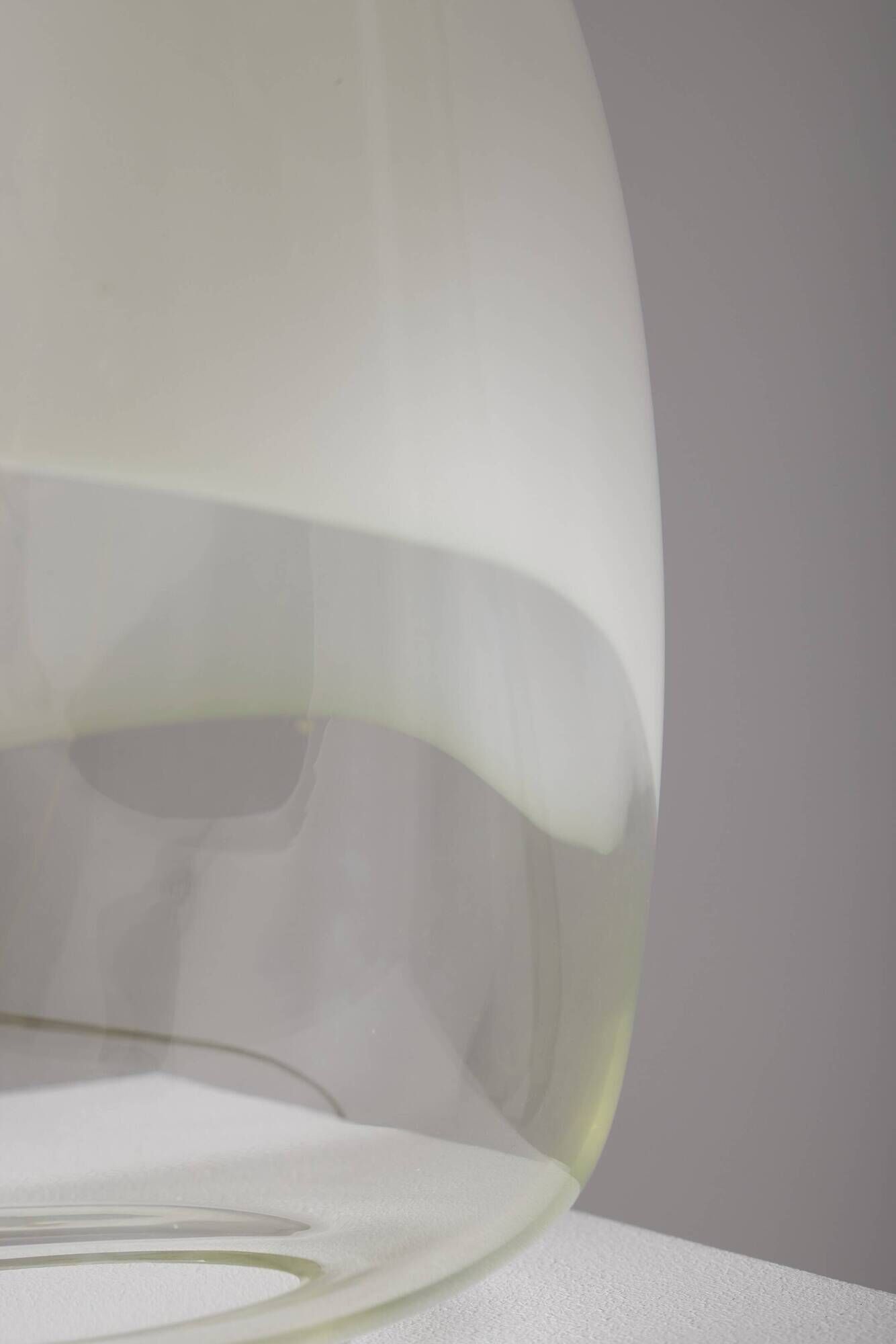 Pair of nessa lamps in murano glass, gino vistosi, 1970s