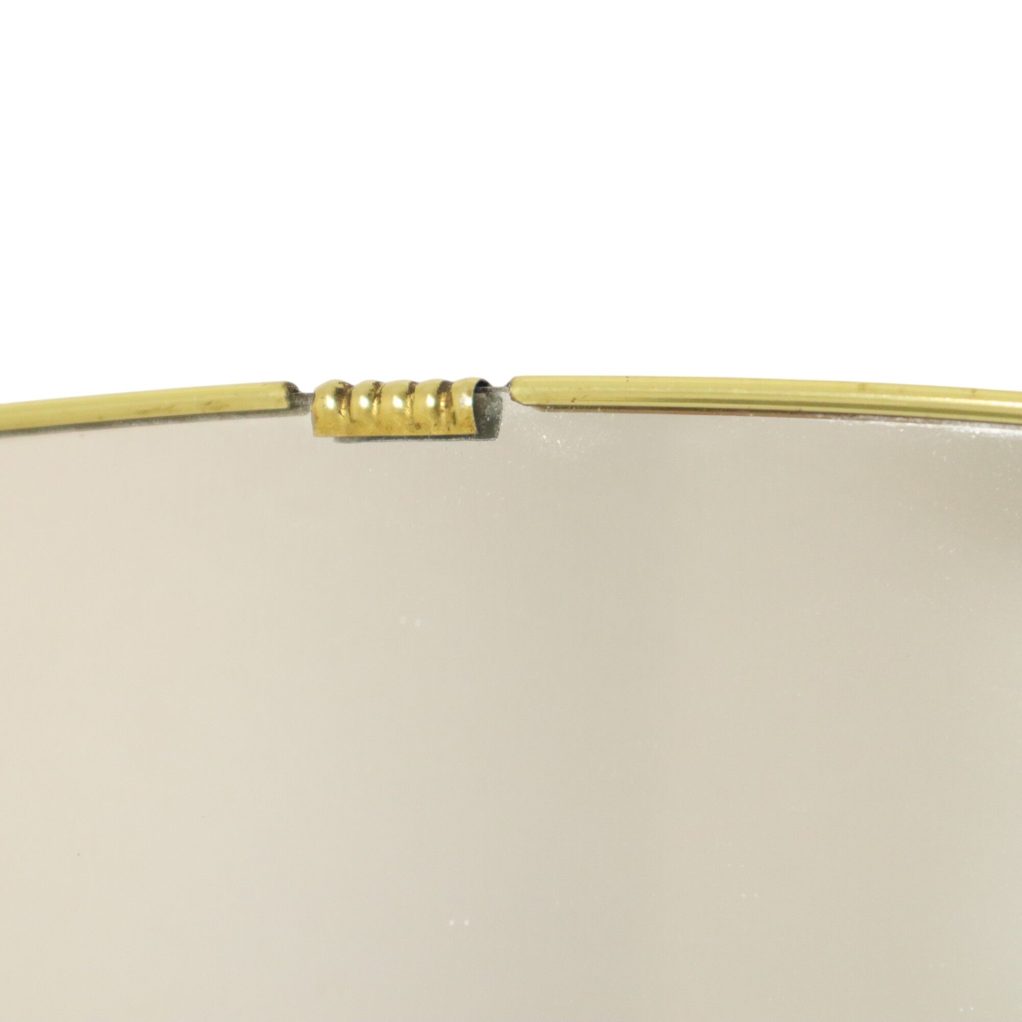 Vintage Rockabilly Freeform Mirror Gold Fifties Design 61cm