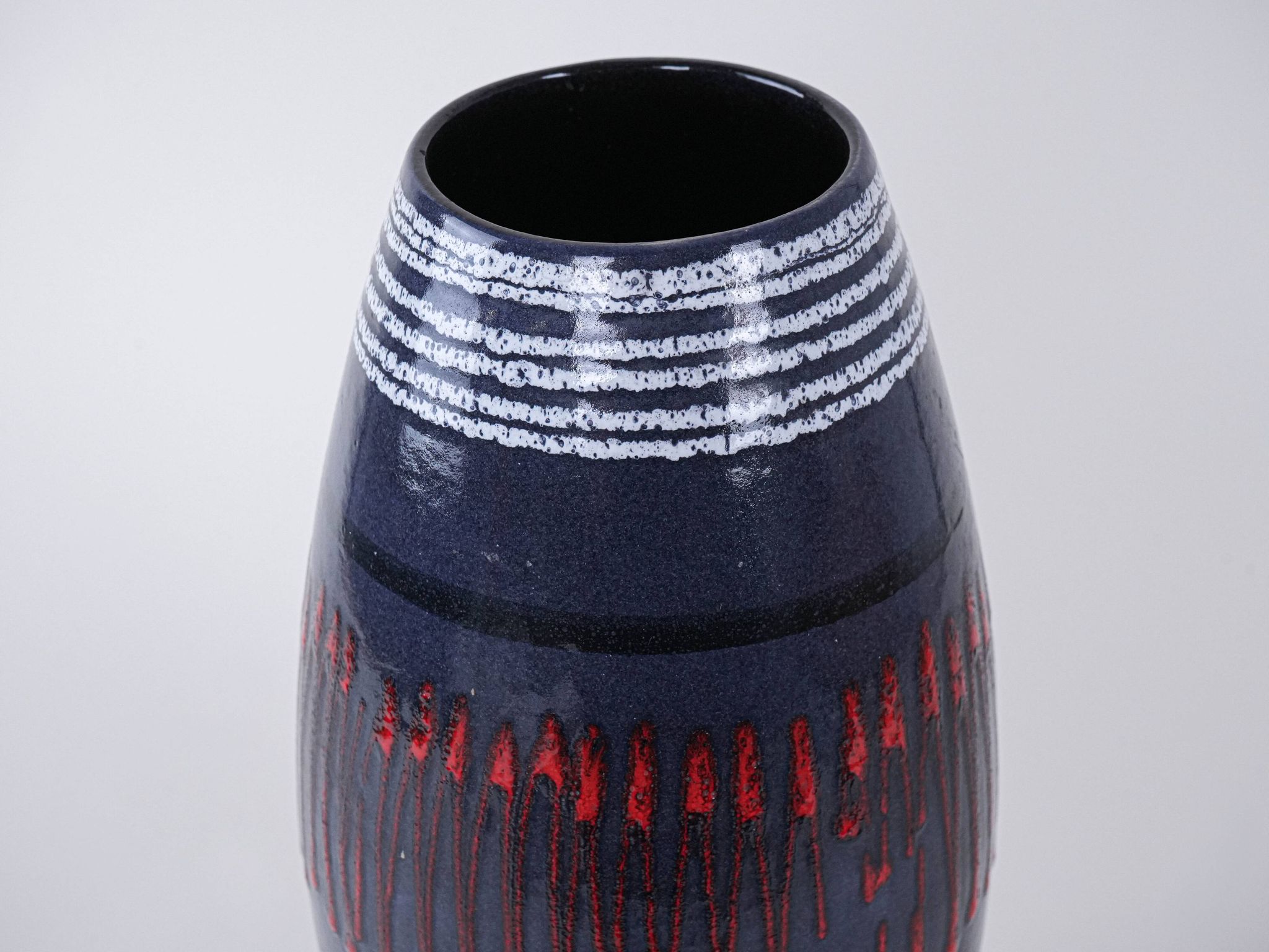 Ceramic vase, German design, 1960s, made in West Germany
