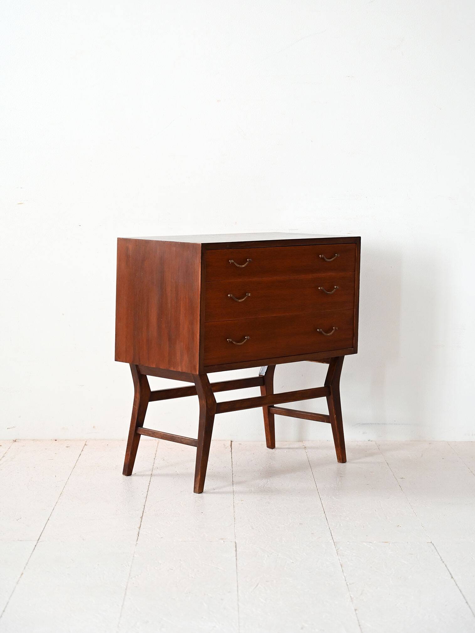 Commode suédoise en acajou, années 1950-60