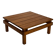 Vintage Pinewood Slatted Coffee Table Design 1970s