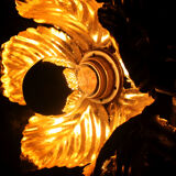 Masca floral wall lamp, Italy, 70's